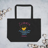 Large organic tote bag Summer Love - LOS GUSANOS