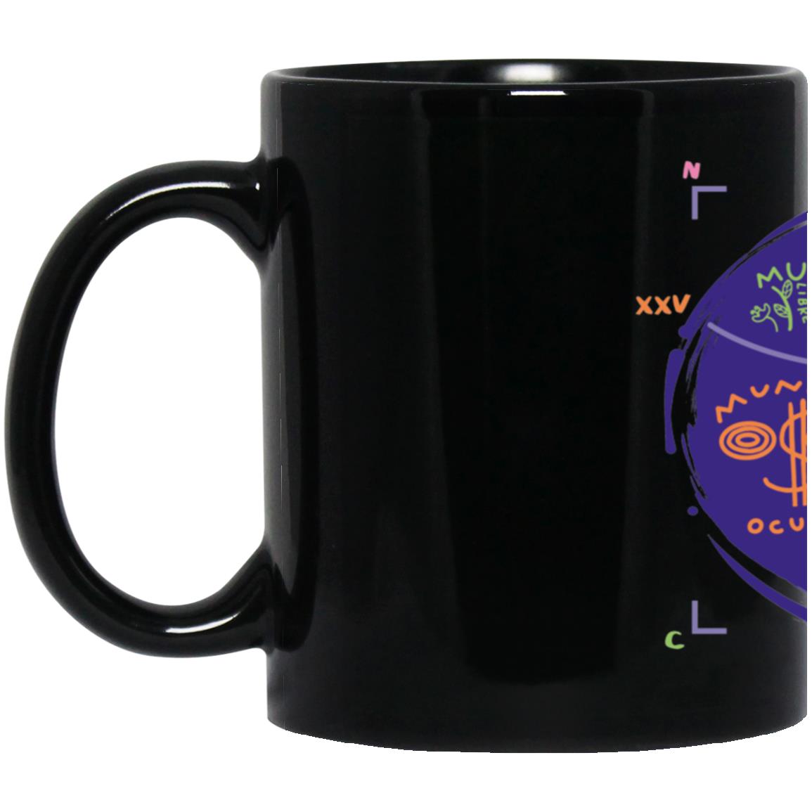 BM11OZ 11oz Black Mug, Mundo Johari