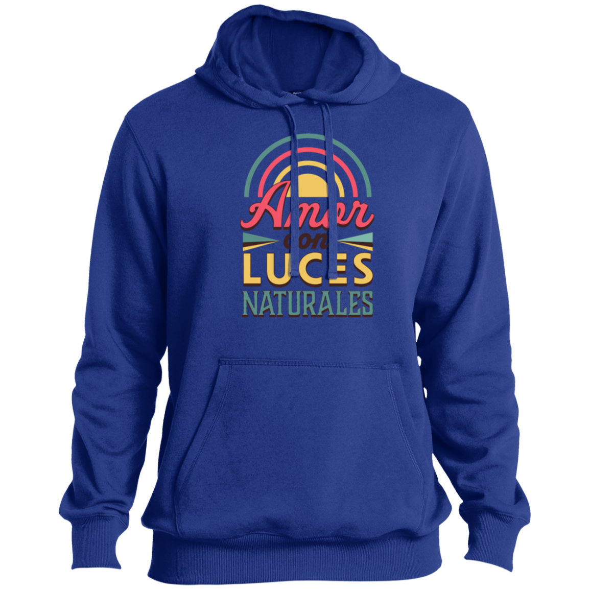 Tall Pullover Hoodie, Amor con Luces Naturales - LOS GUSANOS