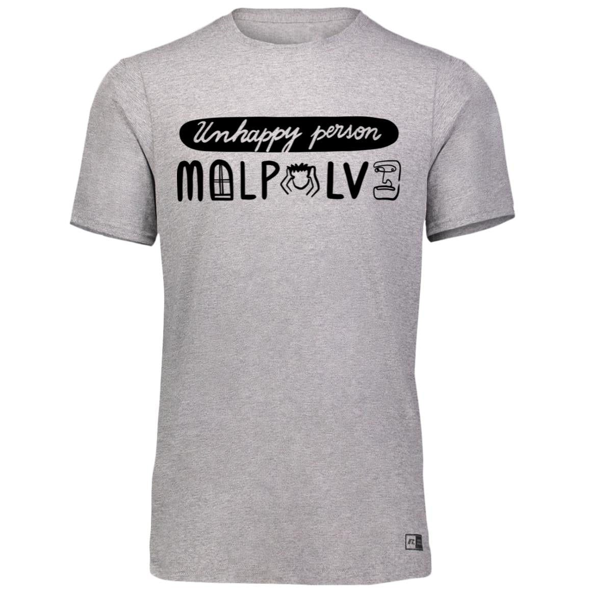 Essential Dri-Power Tee for Man, Unhappy Person