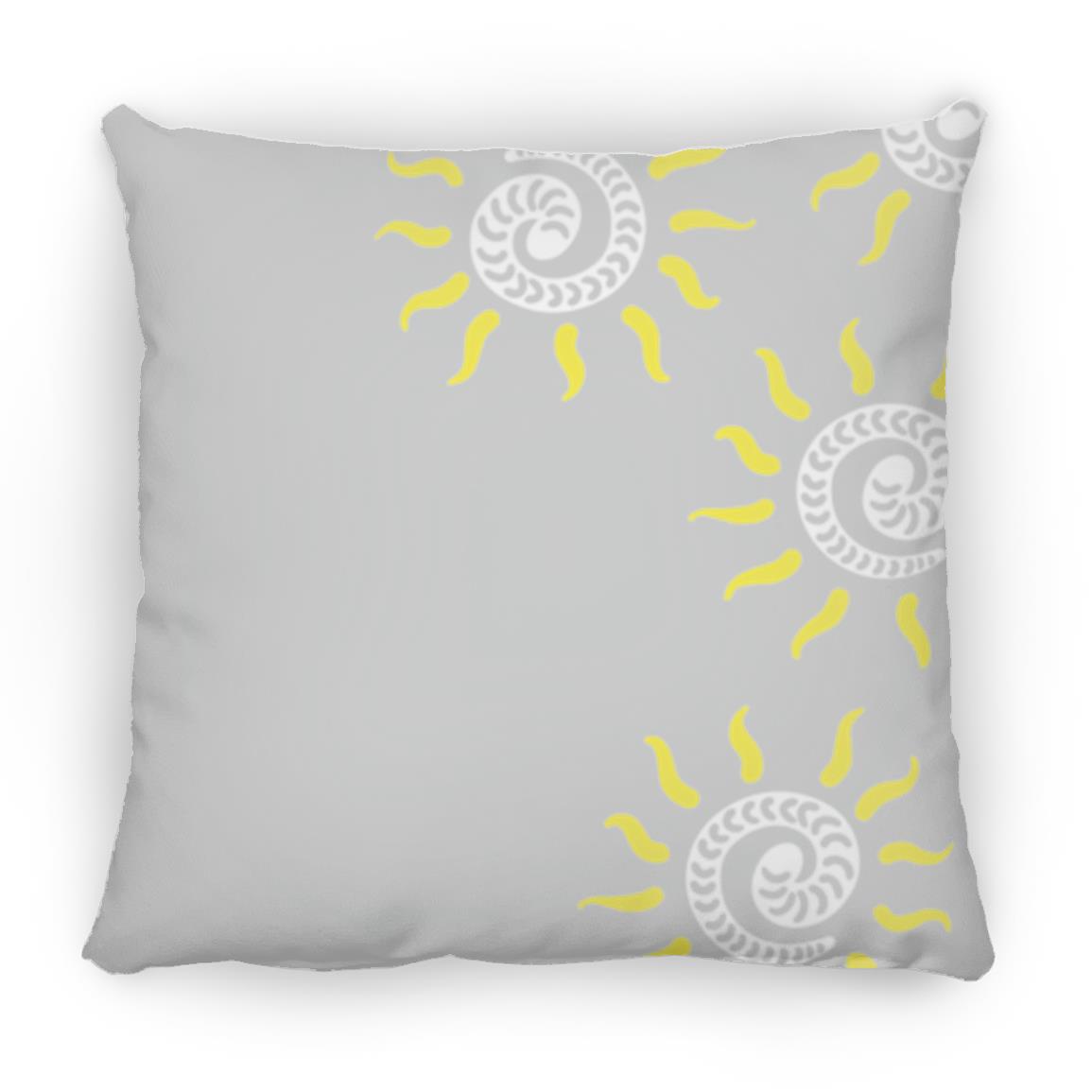 Large Square Pillow, Gusano Summer