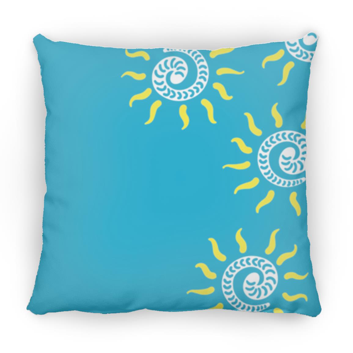 Large Square Pillow, Gusano Summer - LOS GUSANOS