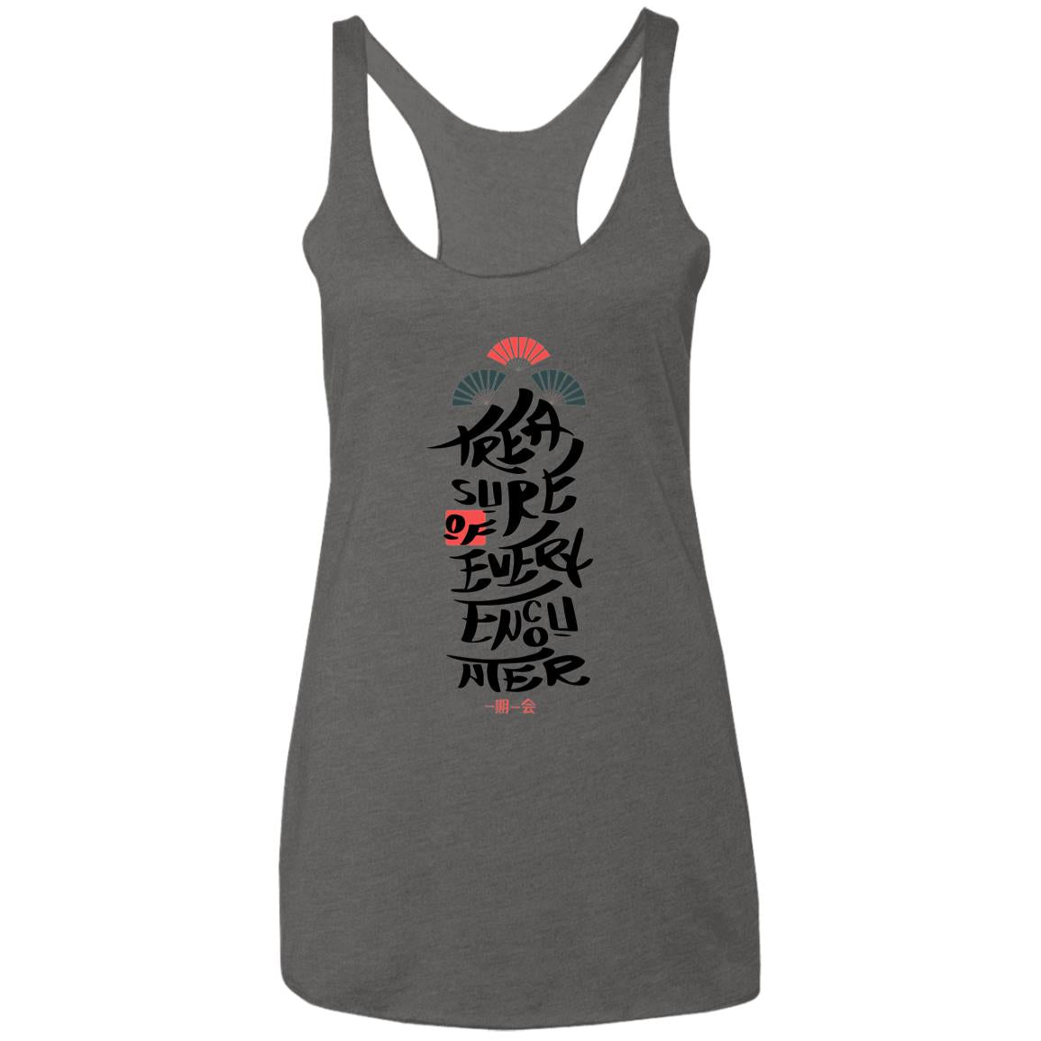 Ladies' Triblend Racerback Women's Tank, Yo Soy Tú - LOS GUSANOS