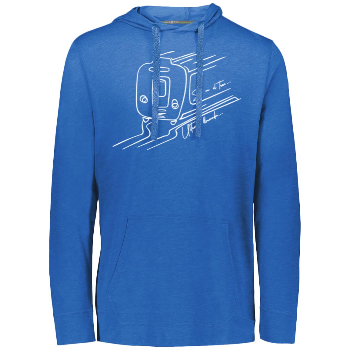 Eco Triblend Men's Hoodie,  The Train