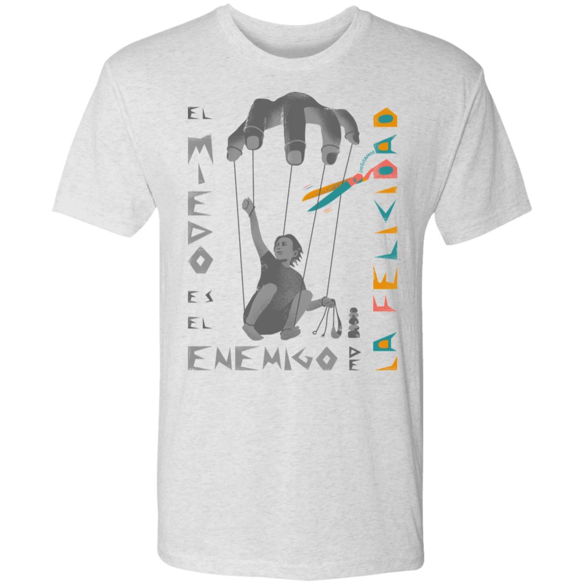 Triblend T-Shirt for Man, El Miedo