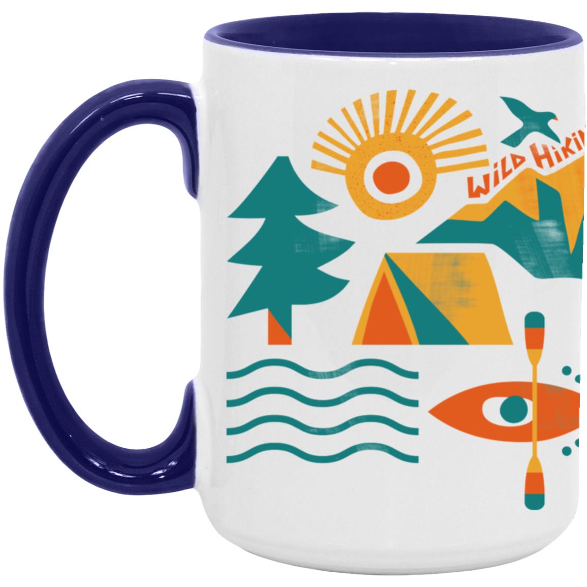 AM15OZ 15oz Accent Mug, Wild Hiking