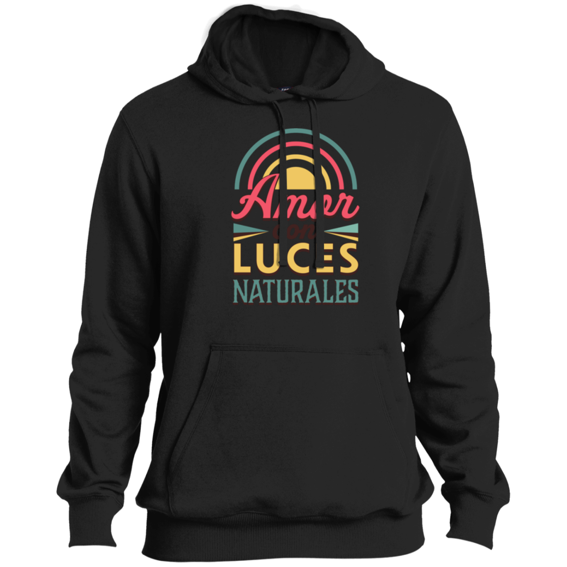 Tall Pullover Hoodie, Amor con Luces Naturales - LOS GUSANOS