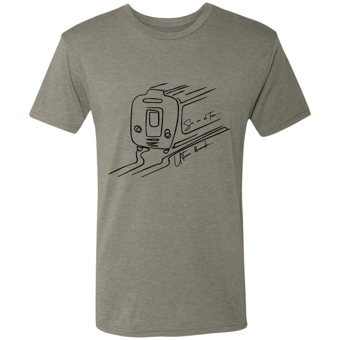 Triblend T-Shirt for Man, Tren