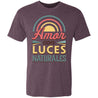 Triblend T-Shirt for Man, Amor Con Luces - LOS GUSANOS