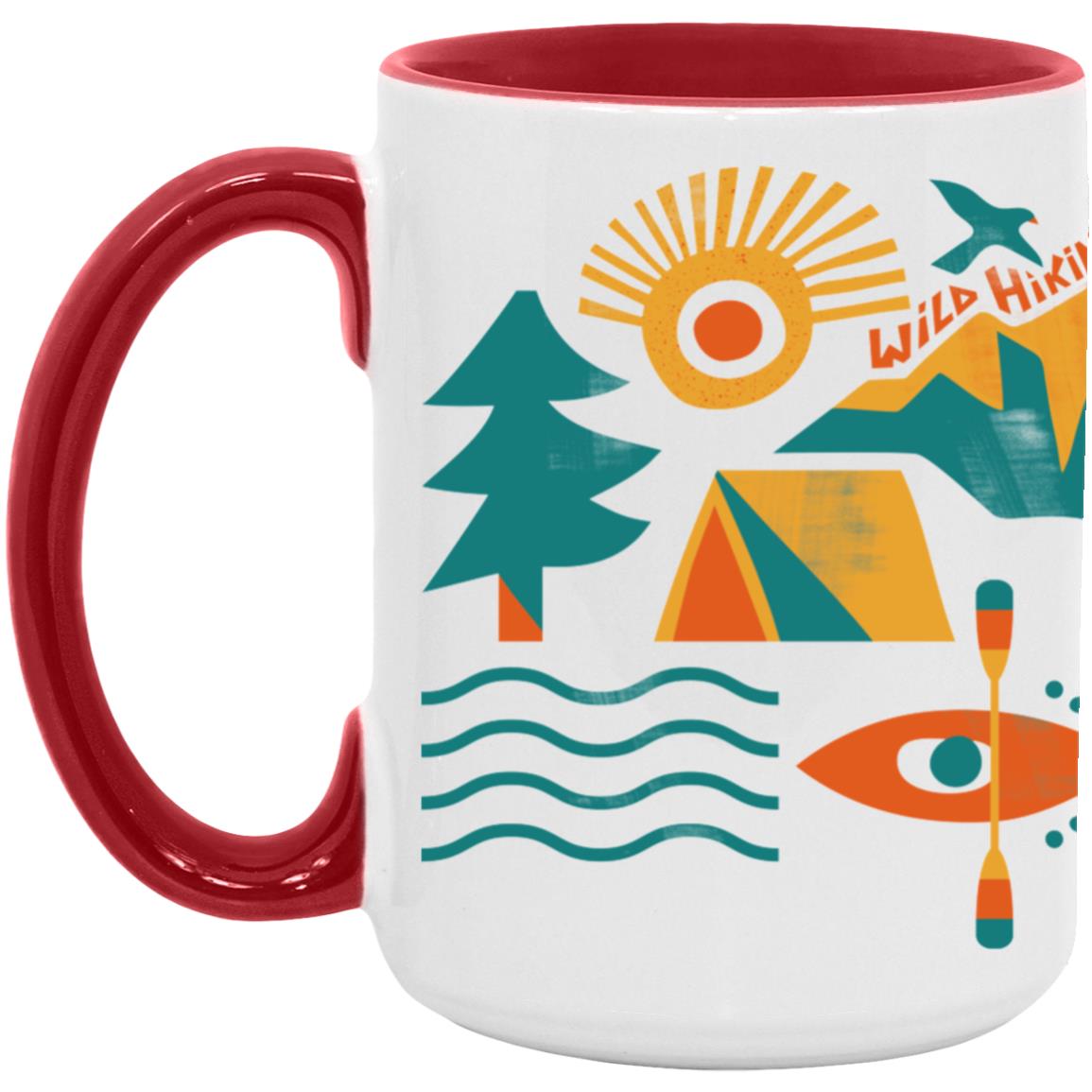 AM15OZ 15oz Accent Mug, Wild Hiking