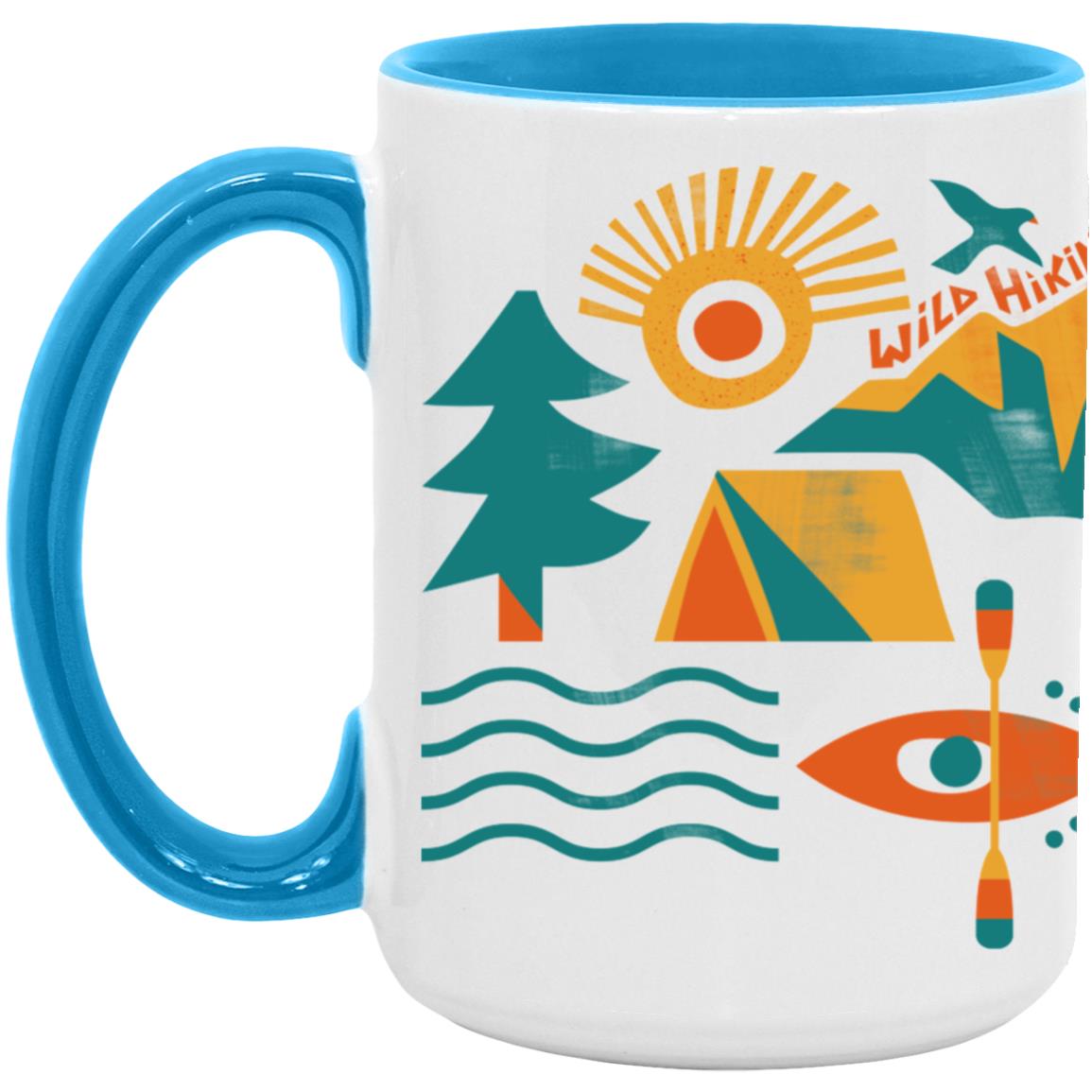 AM15OZ 15oz Accent Mug, Wild Hiking