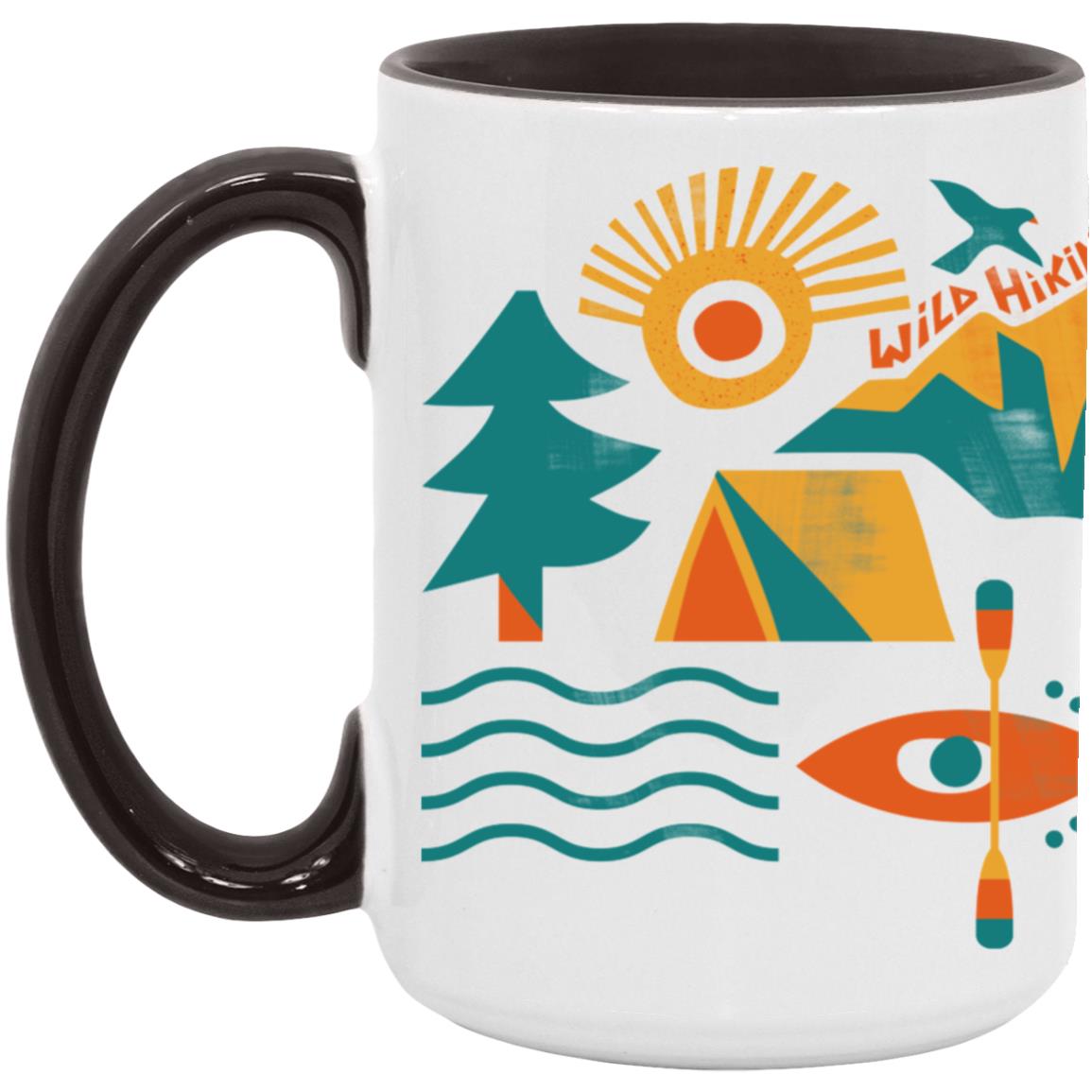 AM15OZ 15oz Accent Mug, Wild Hiking