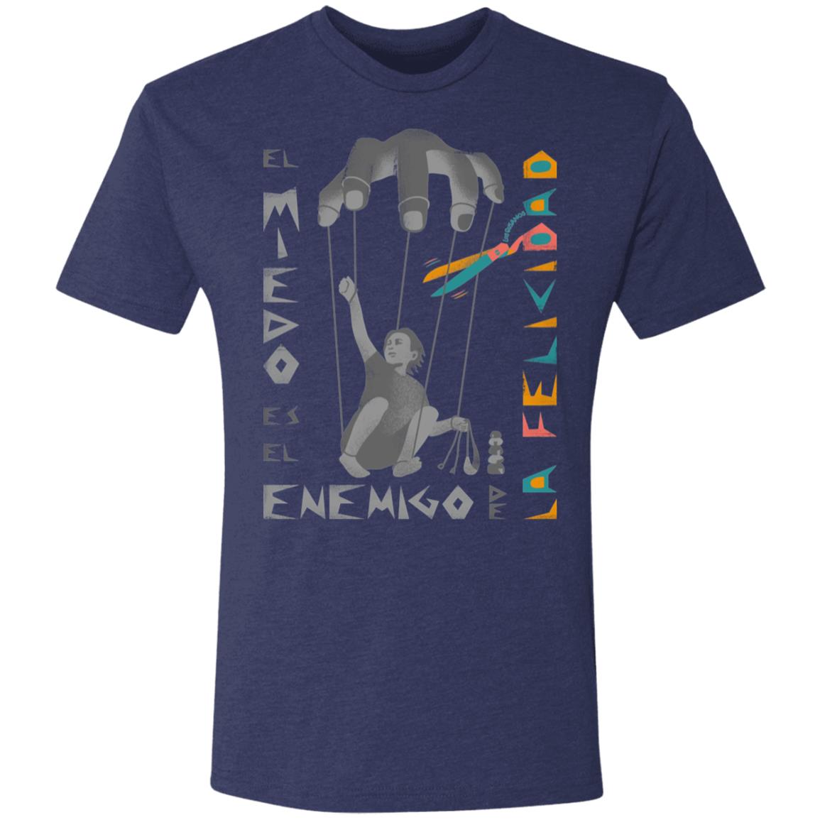 Triblend T-Shirt for Man, El Miedo