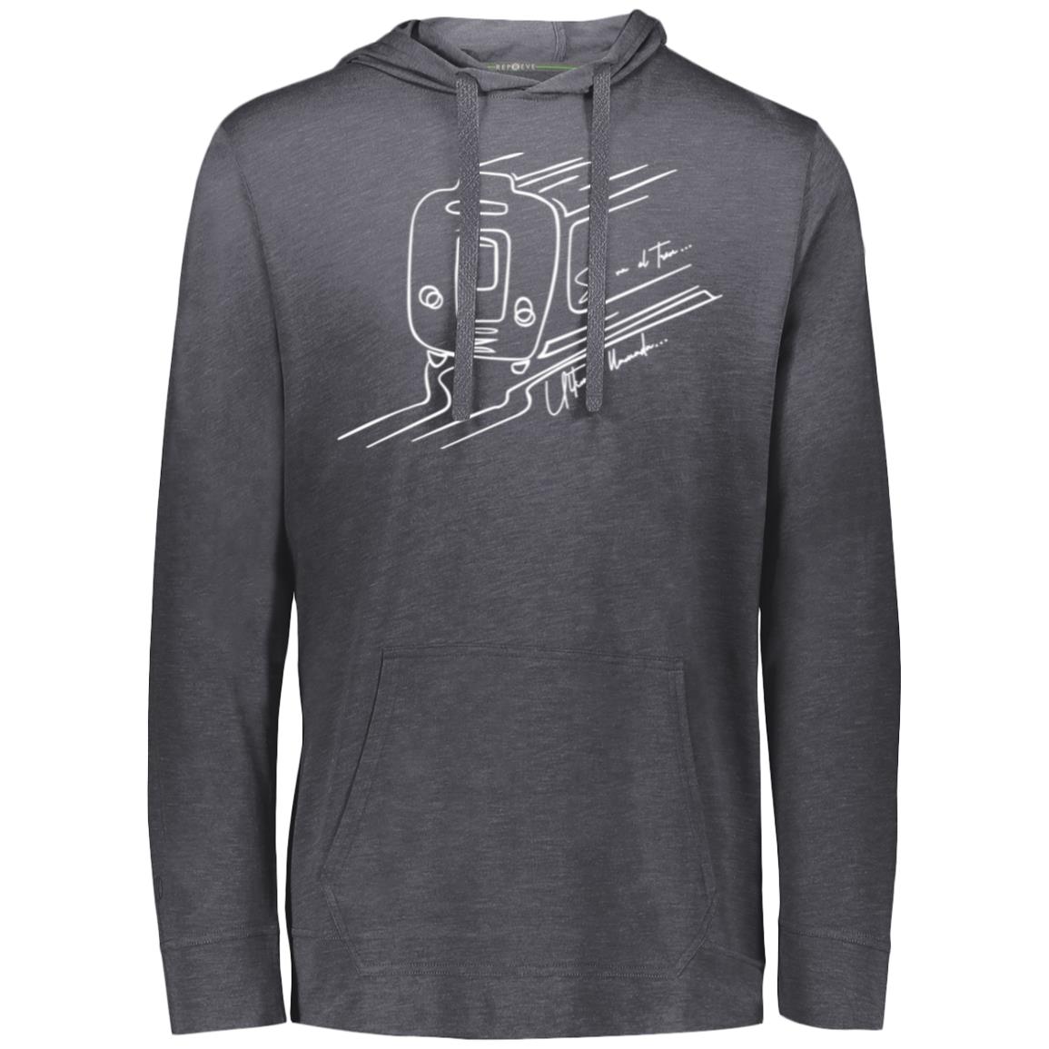 Eco Triblend Men's Hoodie,  The Train