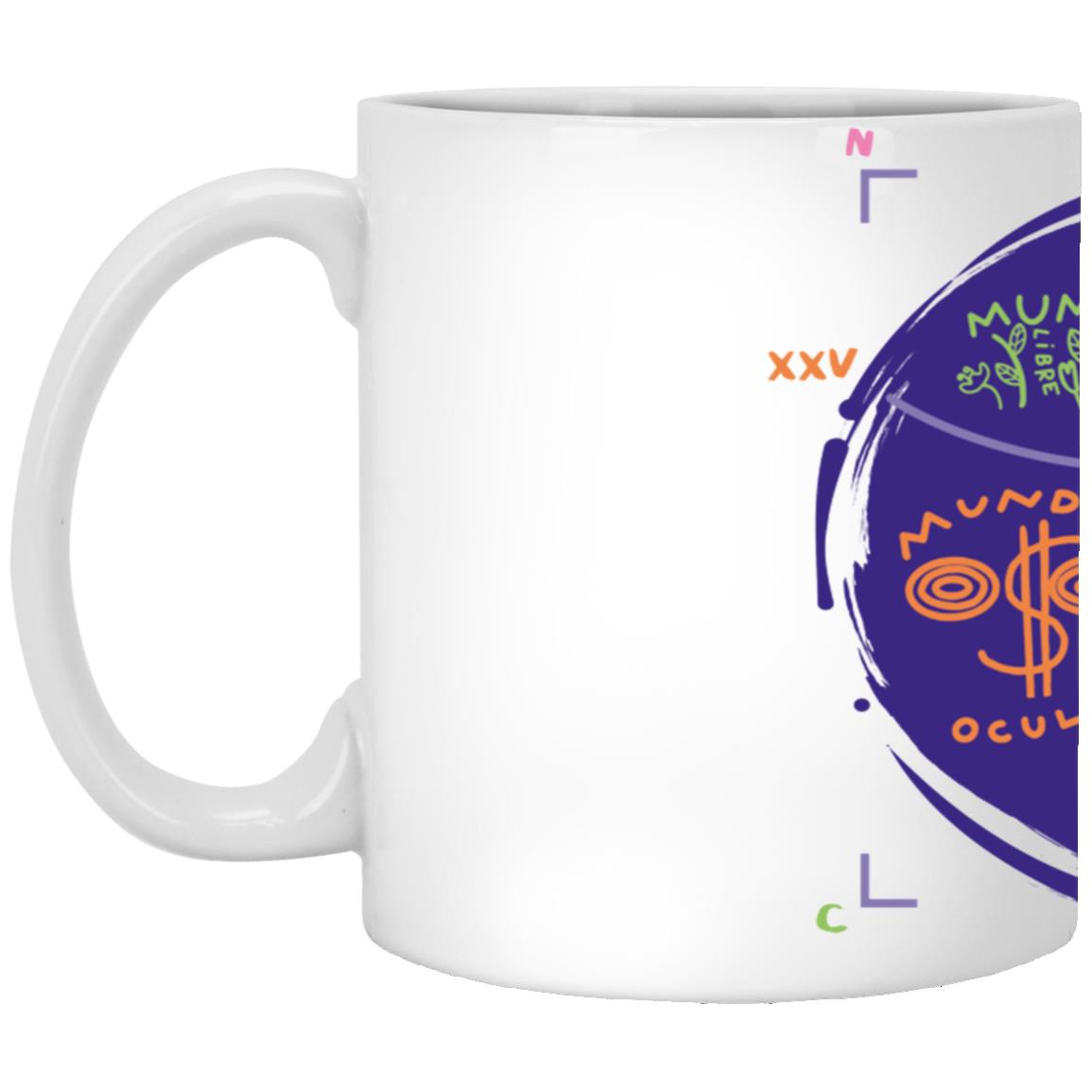 XP8434 11oz White Mug, Mundo Johari