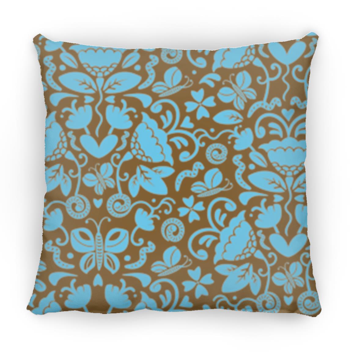 Small Square Pillow, Gusano Summer