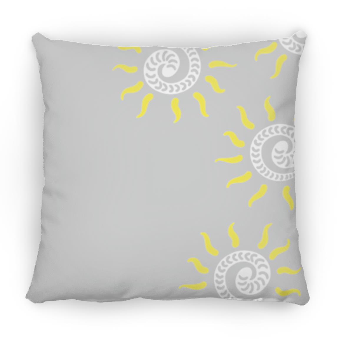 Small Square Pillow, Gusano Summer