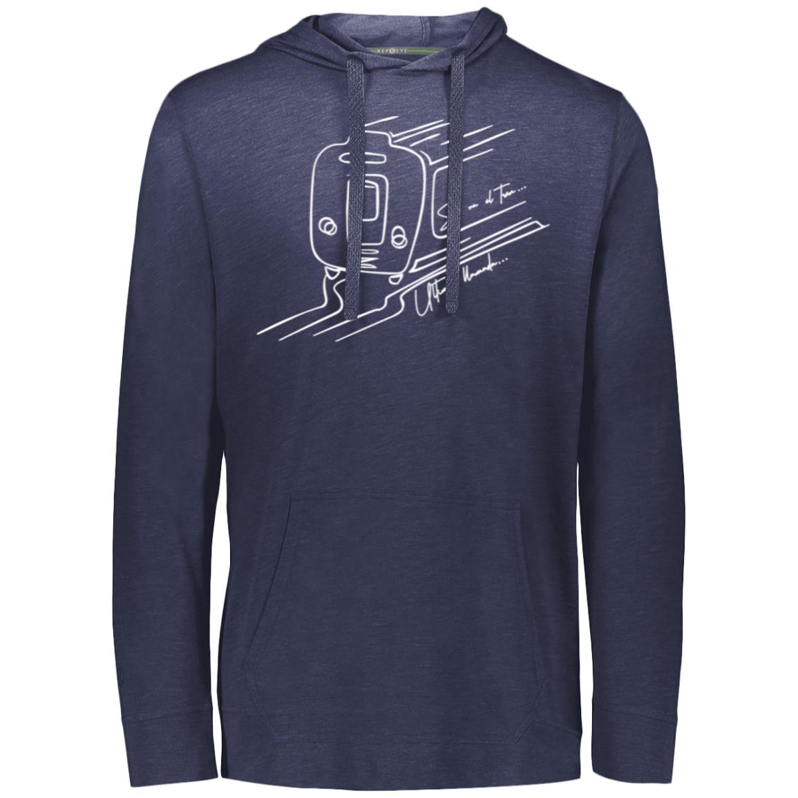 Eco Triblend Men's Hoodie,  The Train