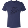 Triblend T-Shirt for Man, Tren - LOS GUSANOS