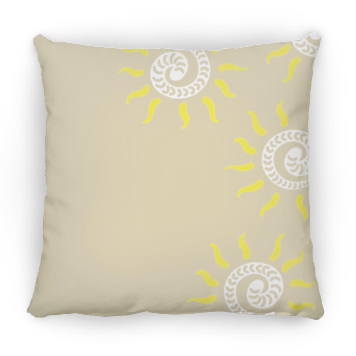 Small Square Pillow, Gusano Summer