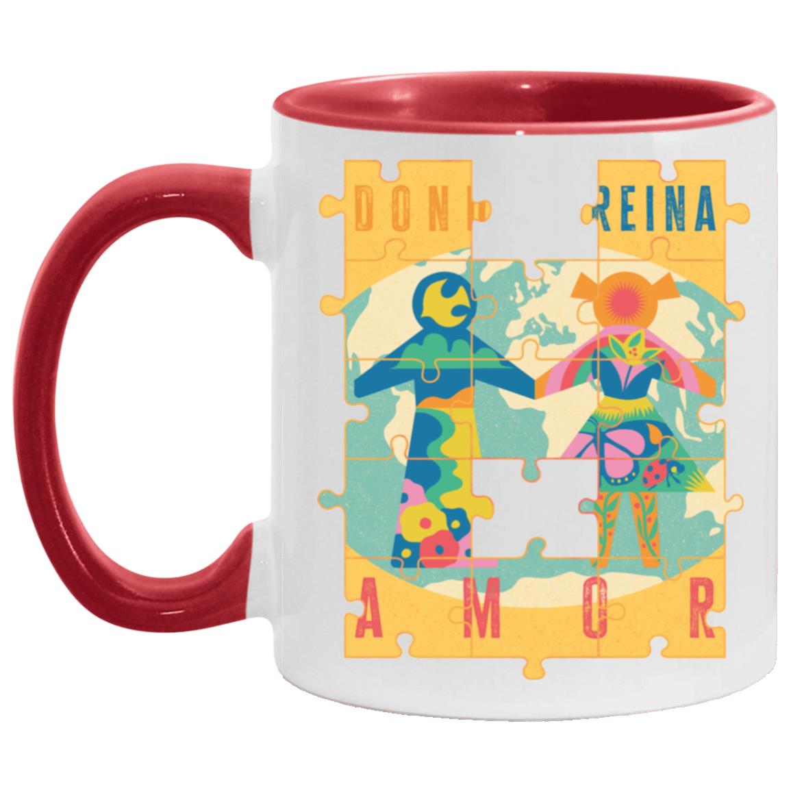 AM11OZ 11oz Accent Mug,  Donde Reina...