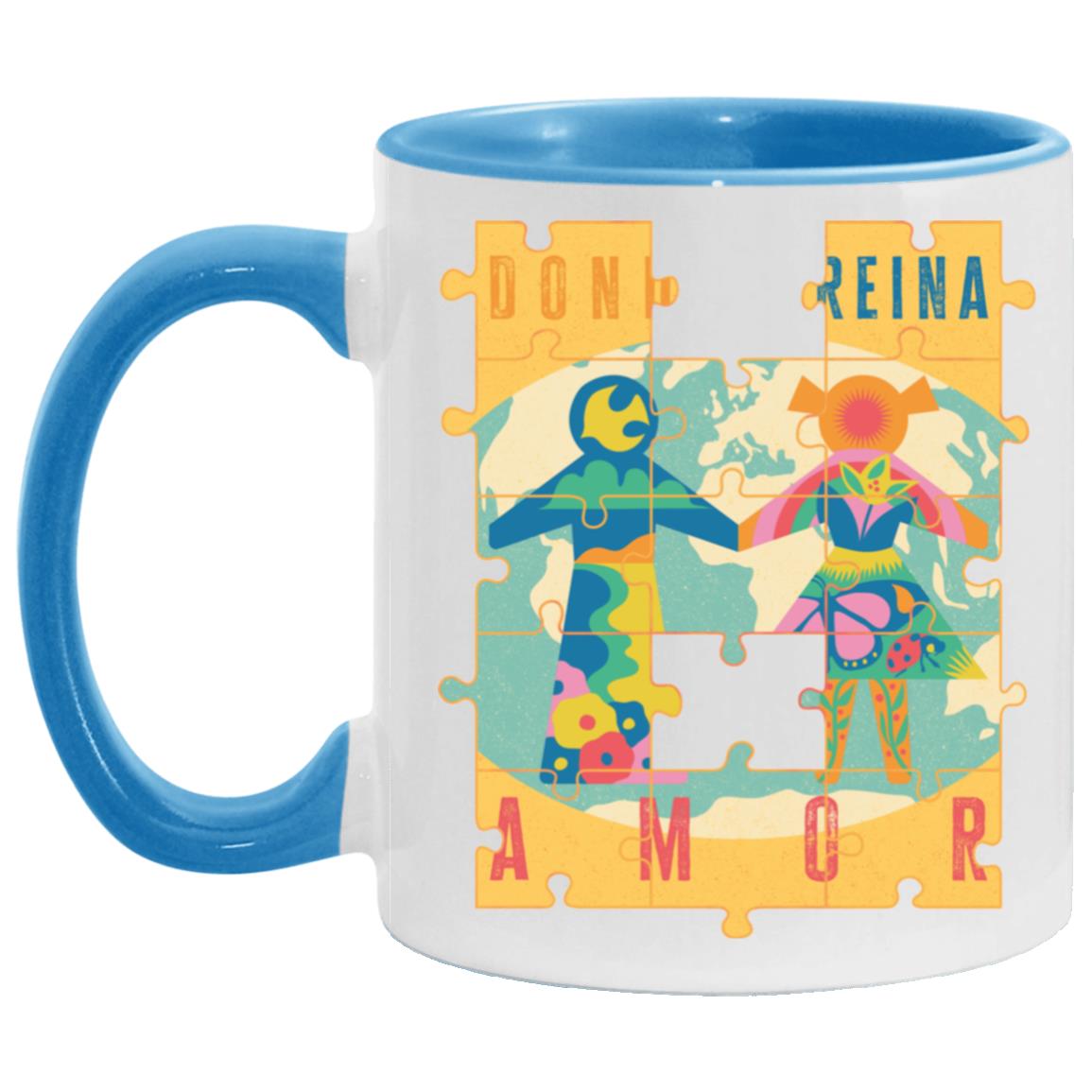 AM11OZ 11oz Accent Mug,  Donde Reina...