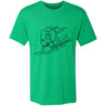 Triblend T-Shirt for Man, Tren - LOS GUSANOS