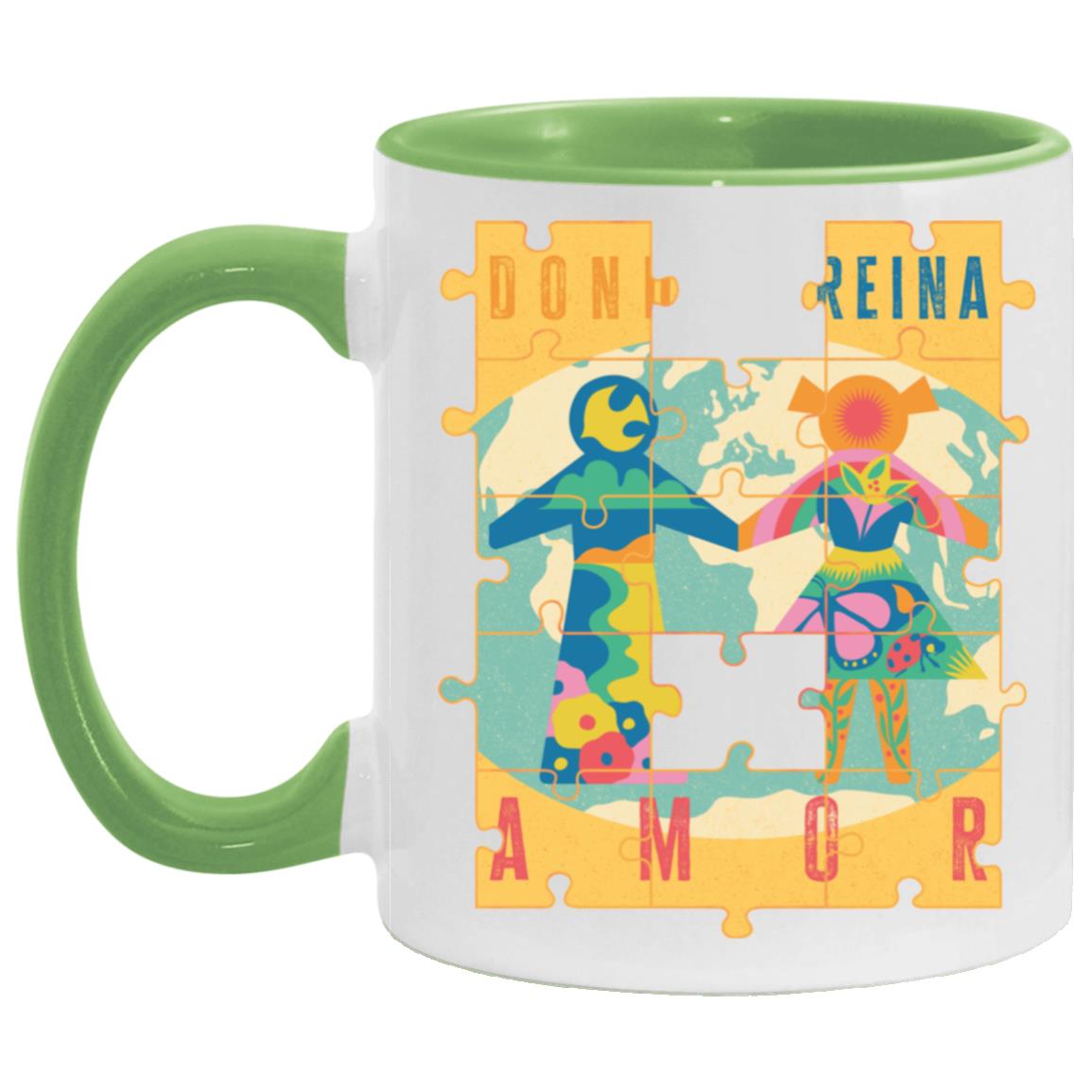 AM11OZ 11oz Accent Mug,  Donde Reina...