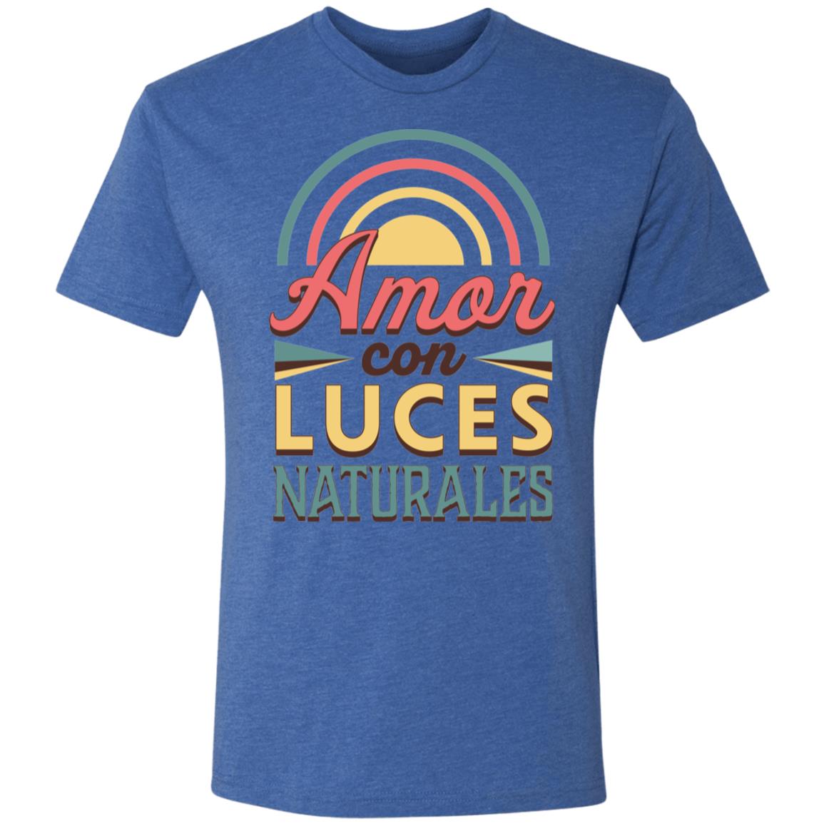 Triblend T-Shirt for Man, Amor Con Luces