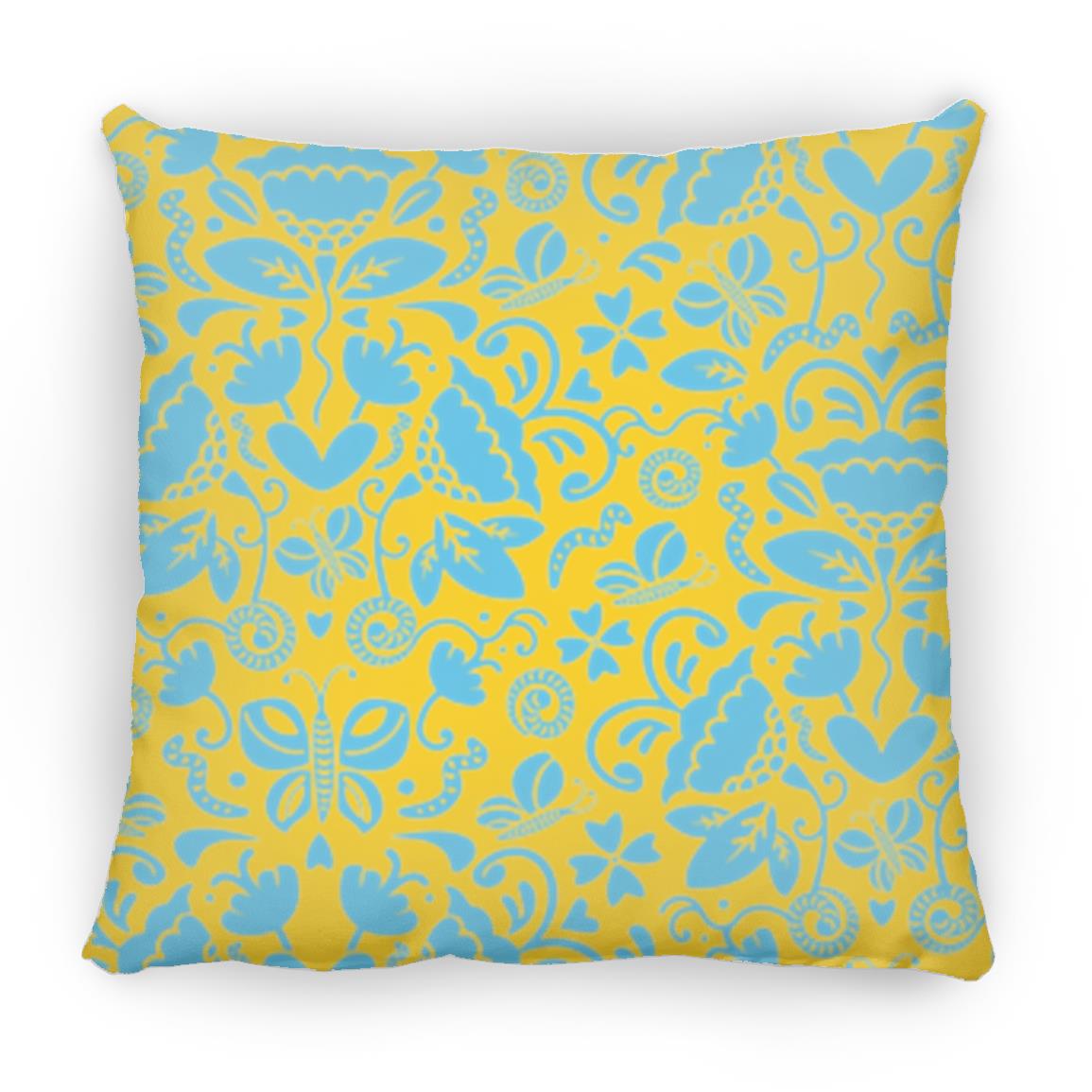 Large Square Pillow, Gusano Summer - LOS GUSANOS