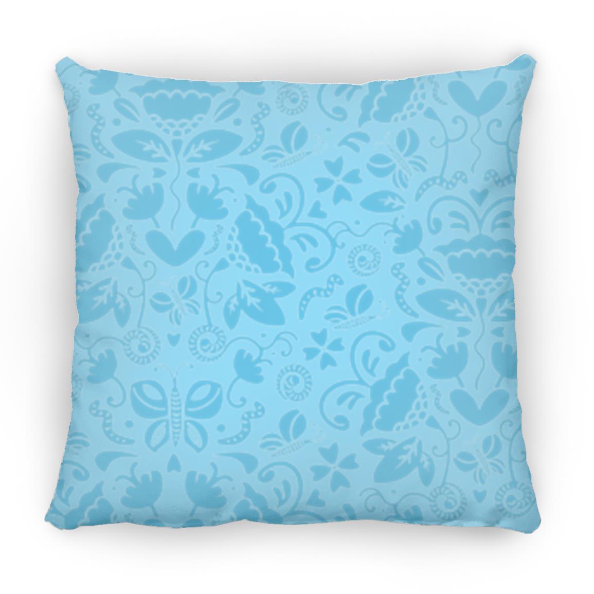 Large Square Pillow, Gusano Summer