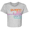 Ladies T-shirt Flowy Cropped, Pool Party - LOS GUSANOS