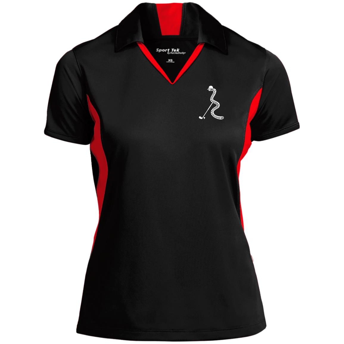 Ladies' Colorblock Performance Womne's Polo, Gusano Golf - LOS GUSANOS