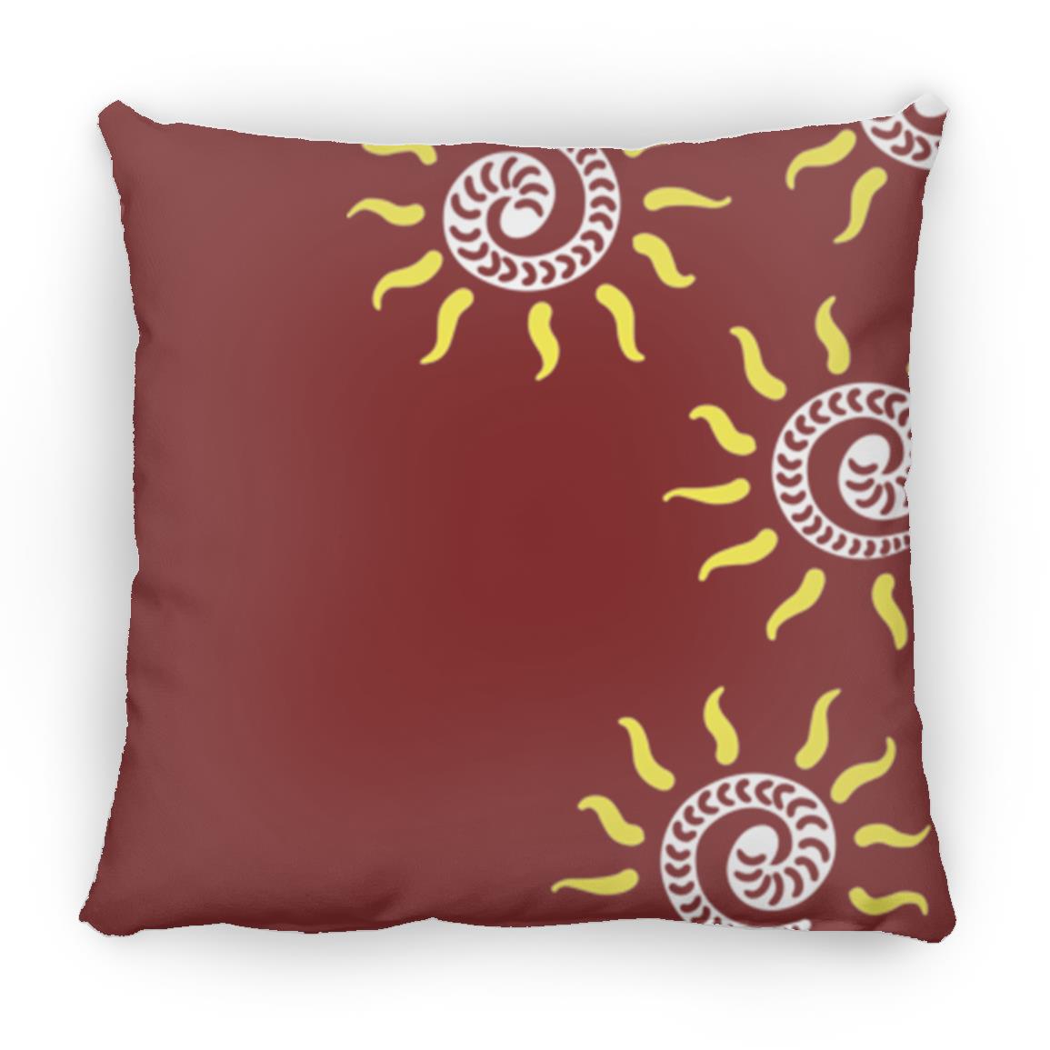 Small Square Pillow, Gusano Summer