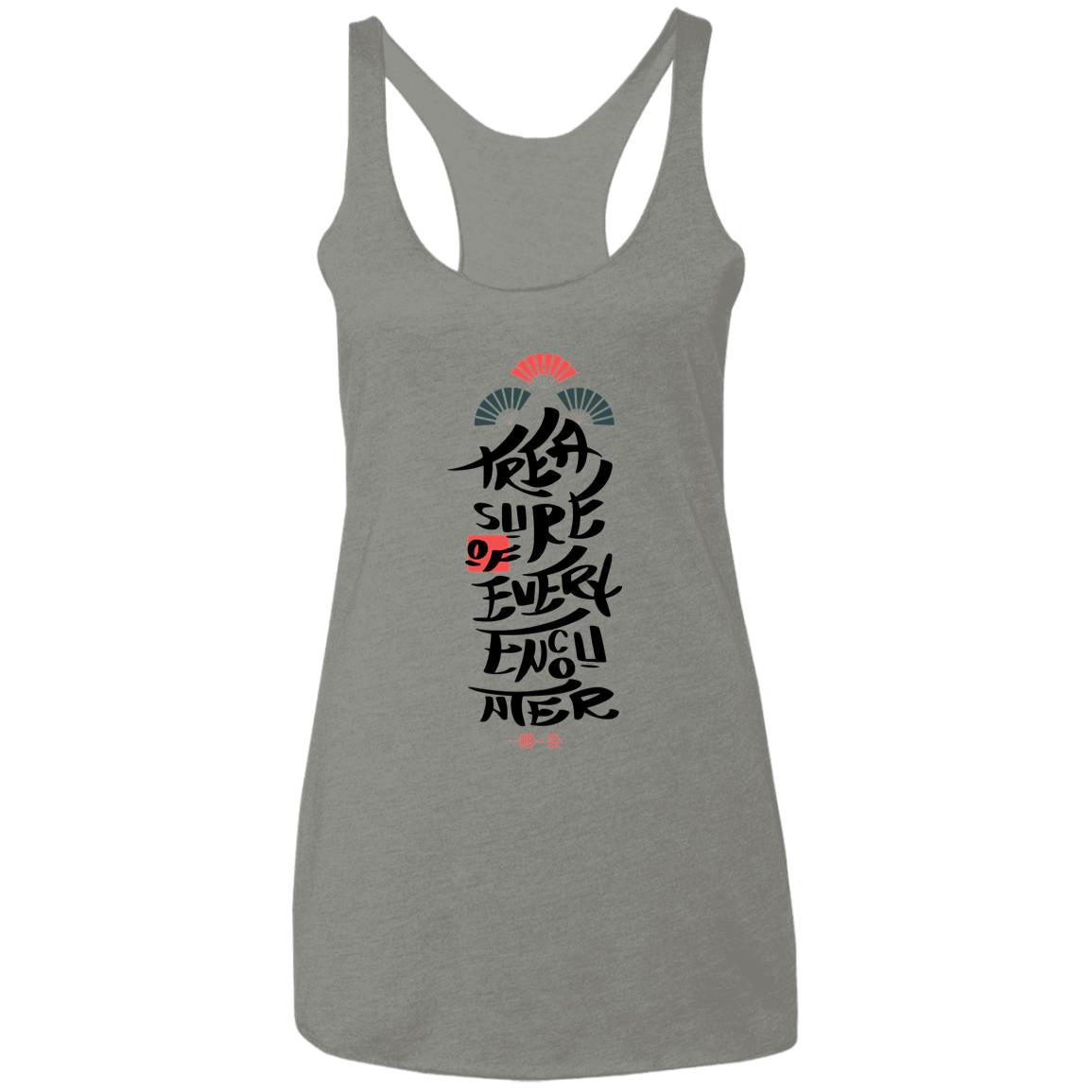 Ladies' Triblend Racerback Women's Tank, Yo Soy Tú