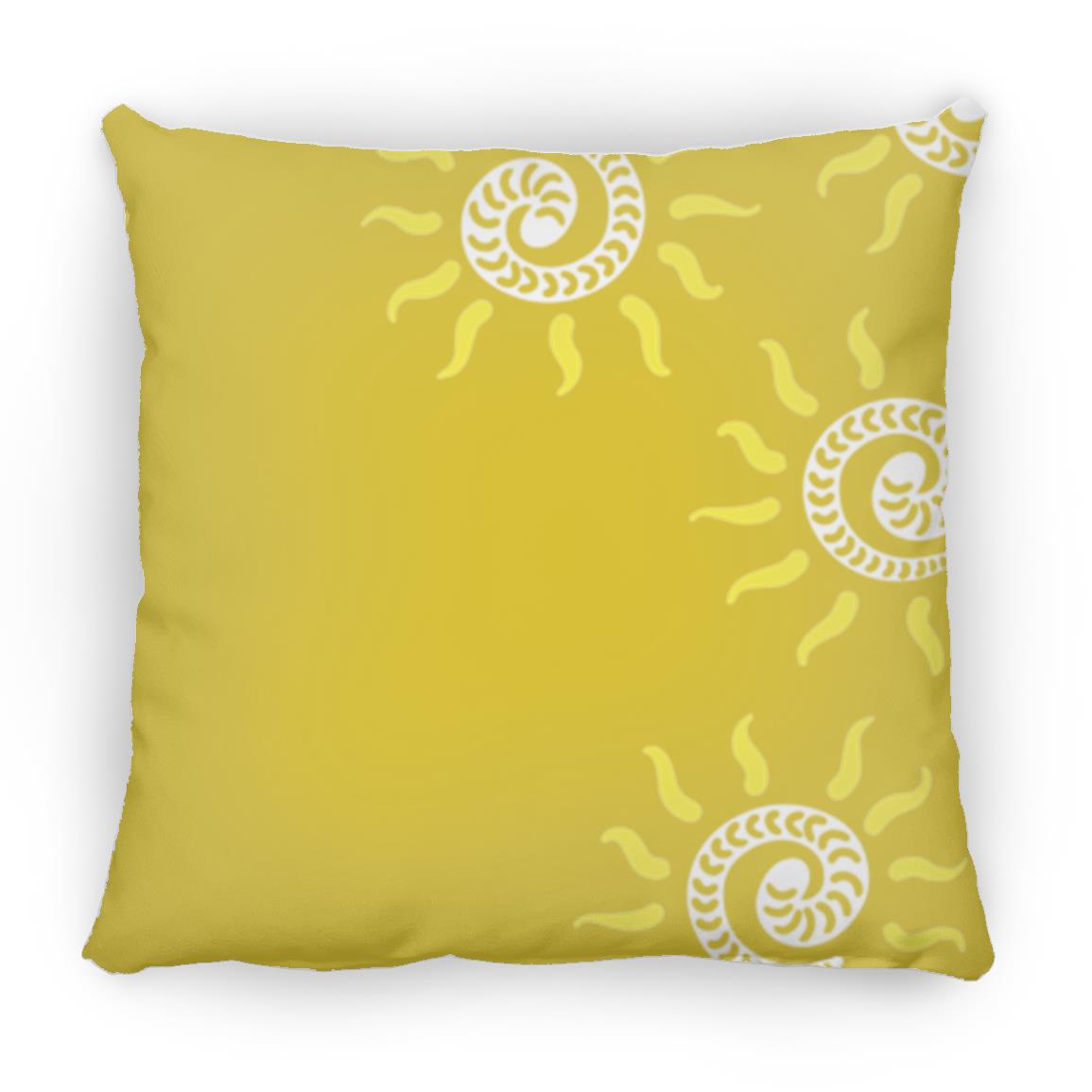 Small Square Pillow, Gusano Summer