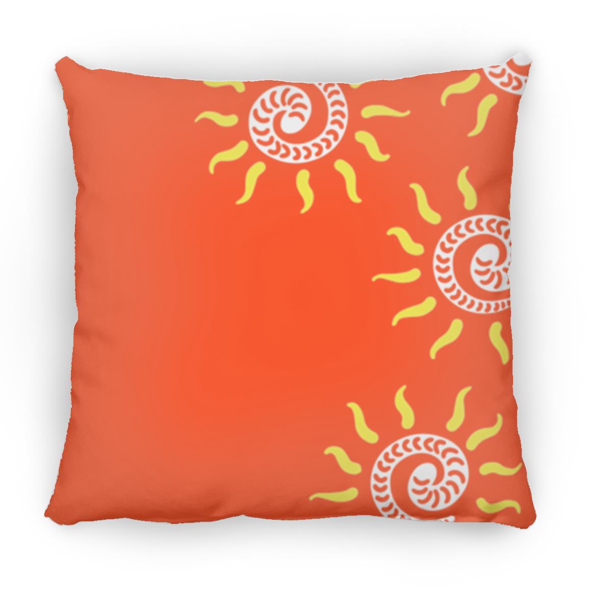 Small Square Pillow, Gusano Summer