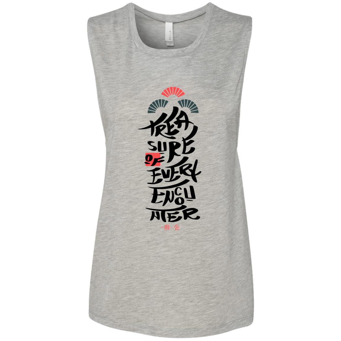 Ladies' Flowy Muscle Women's Tank, Yo Soy Tú - LOS GUSANOS