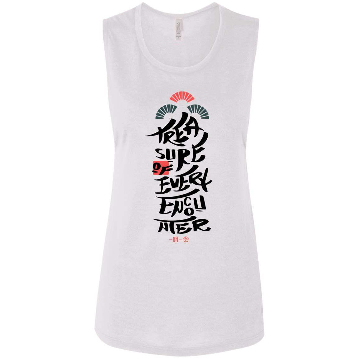 Ladies' Flowy Muscle Women's Tank, Yo Soy Tú - LOS GUSANOS