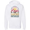 Midweight Men's Hooded Sweatshirt, Amor con Luces Naturales - LOS GUSANOS