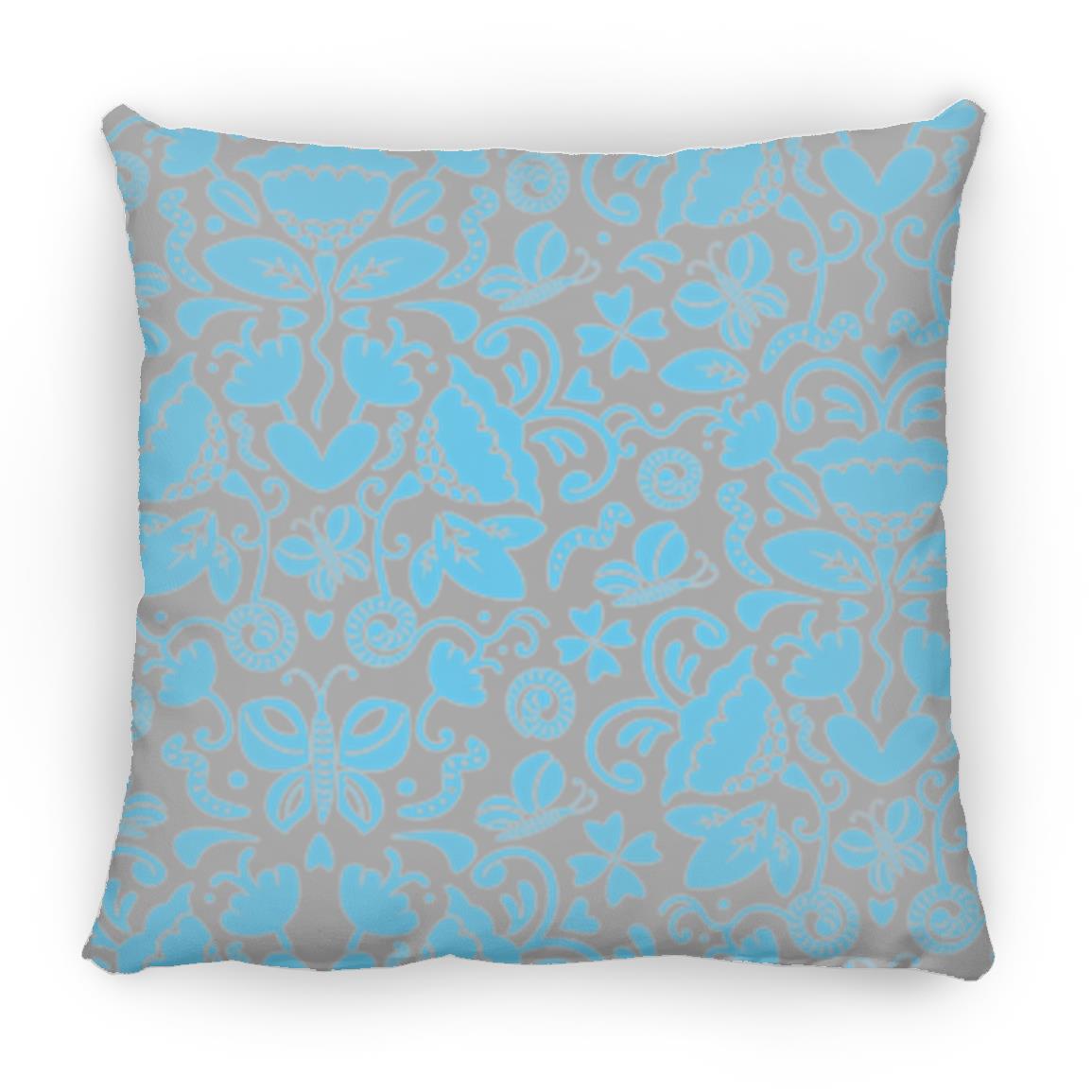 Large Square Pillow, Gusano Summer