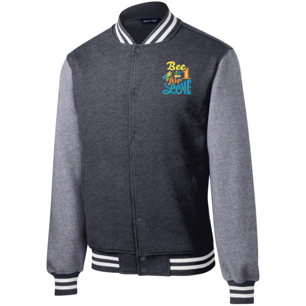 Fleece Letterman Men's Jacket, TKE