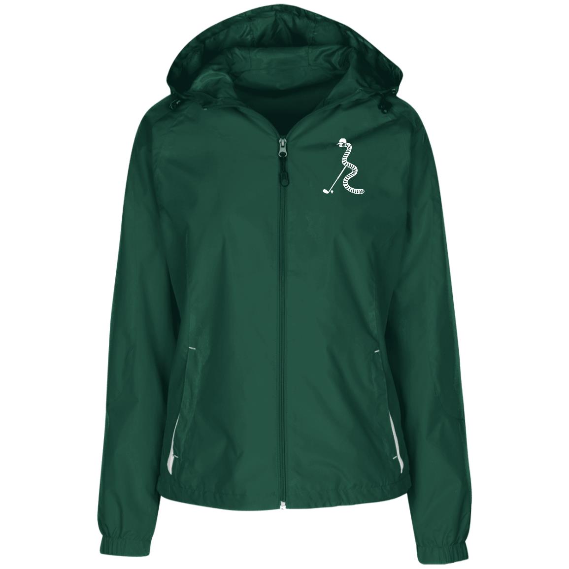 Ladies' Jersey-Lined Hooded Women's Windbreaker, Gusano Golf