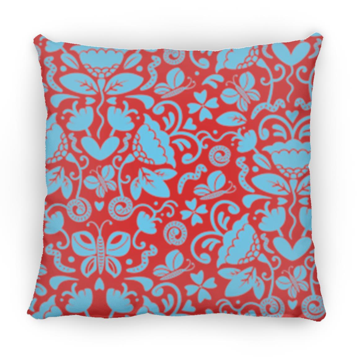 Small Square Pillow, Gusano Summer