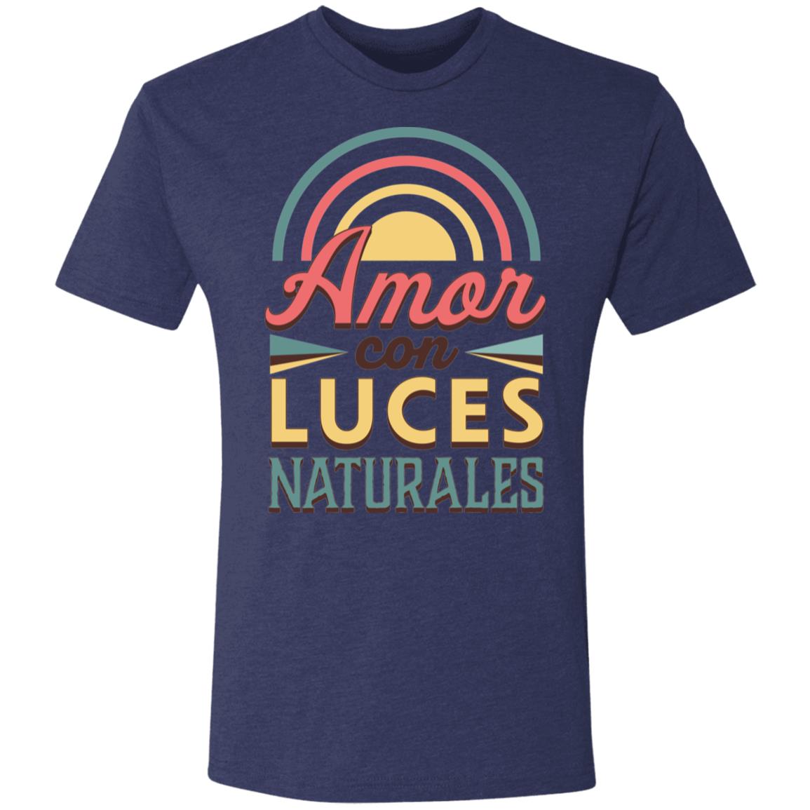 Triblend T-Shirt for Man, Amor Con Luces