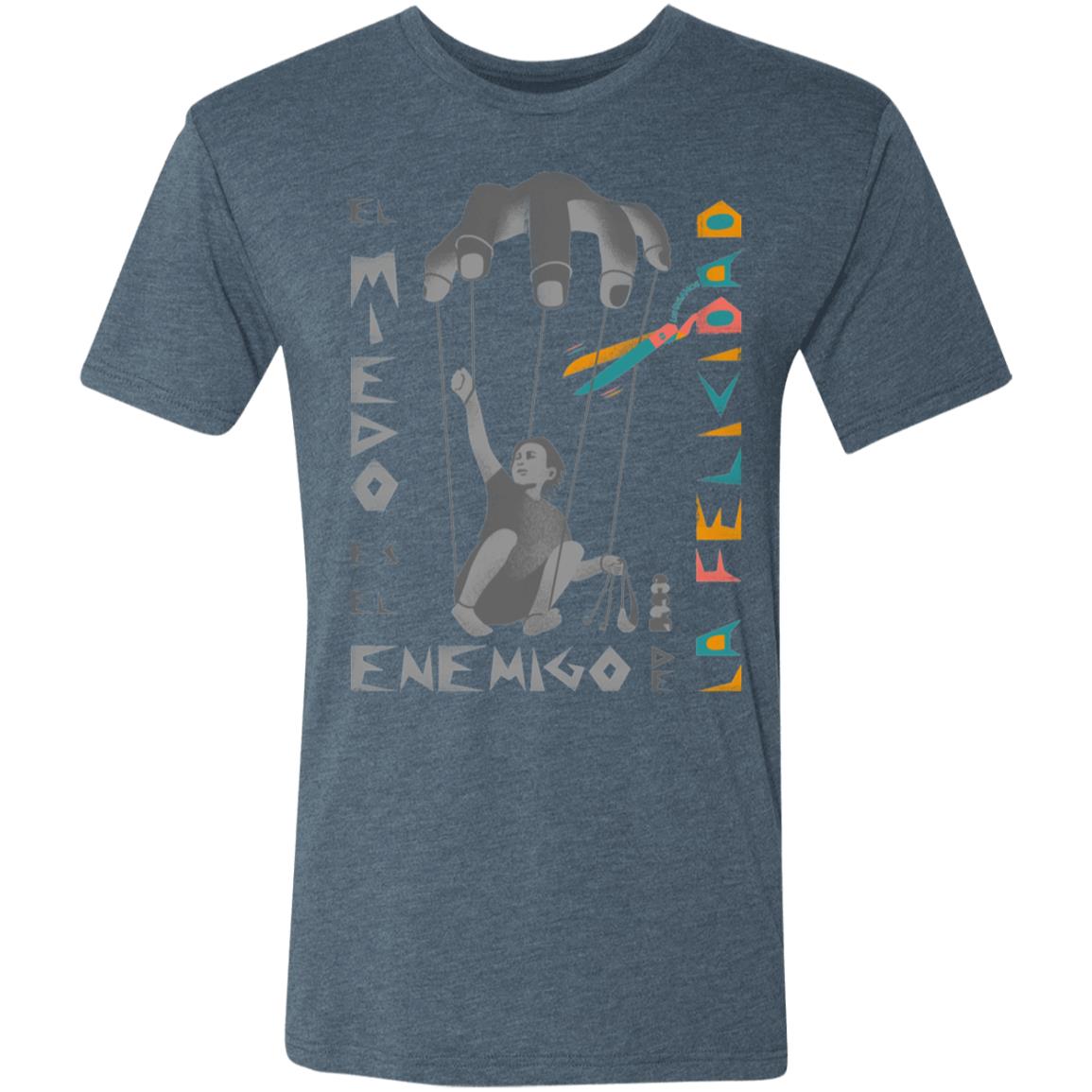 Triblend T-Shirt for Man, El Miedo