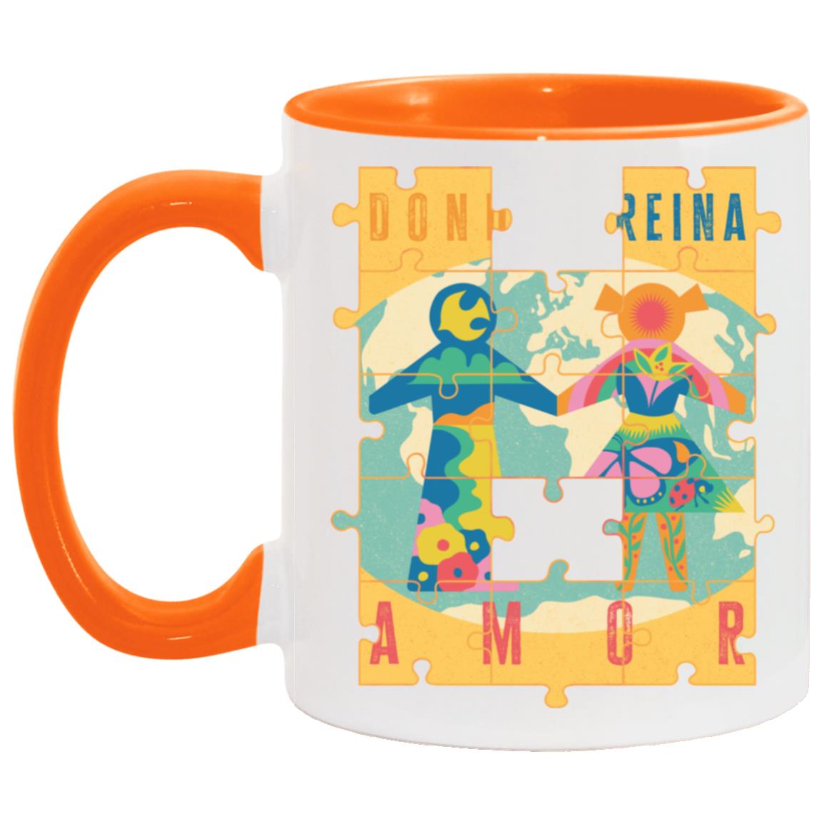 AM11OZ 11oz Accent Mug,  Donde Reina...