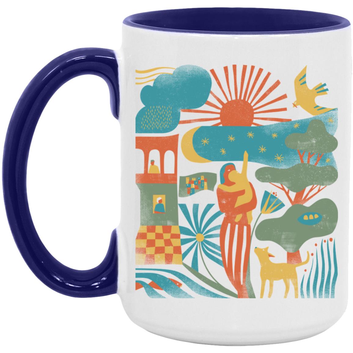 15oz. Accent Mug, Mother - LOS GUSANOS