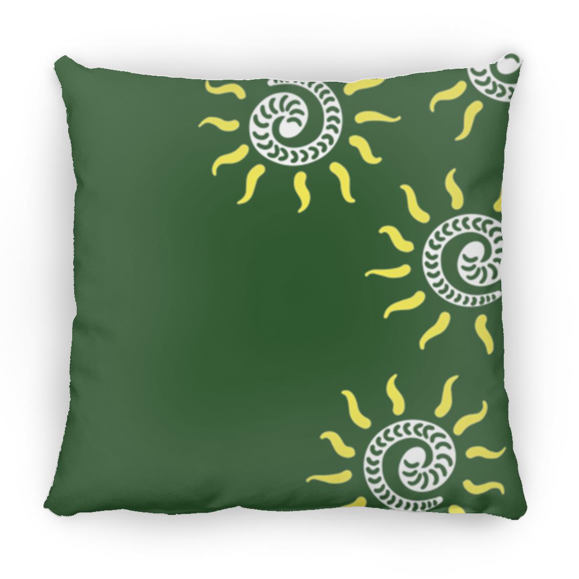 Large Square Pillow, Gusano Summer