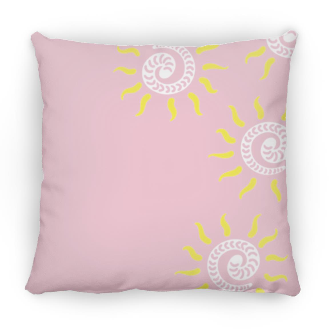 Large Square Pillow, Gusano Summer